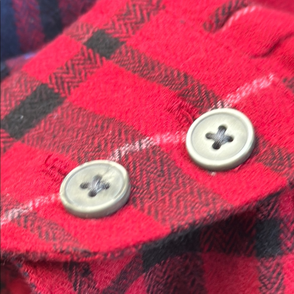 Brand New LOFT Red and Blue Plaid Shirt - Picture 6 of 12